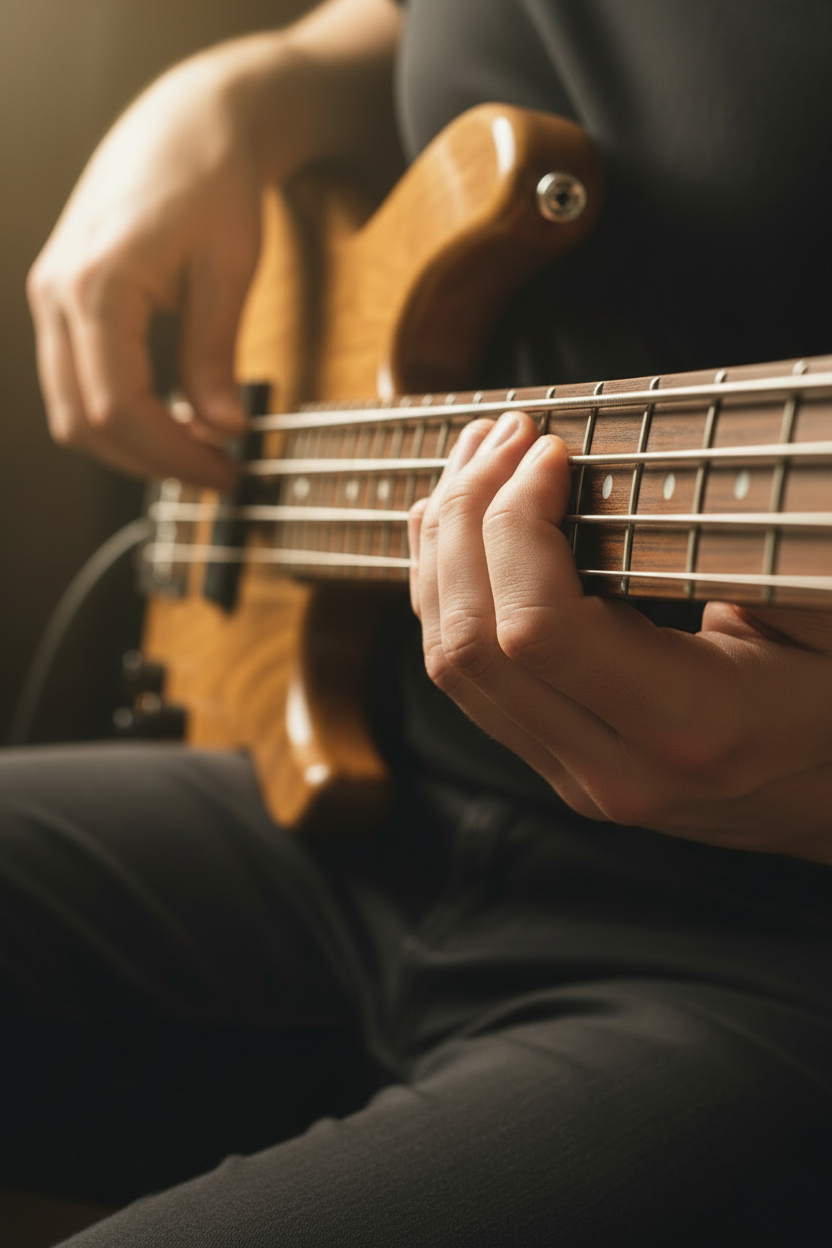 4-String Bass Double Stop Technique