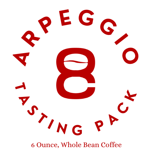Octave "Arpeggio" Eight Roast Sample Pack, Whole Bean Coffee, 6oz. each - Octave Coffee Co.