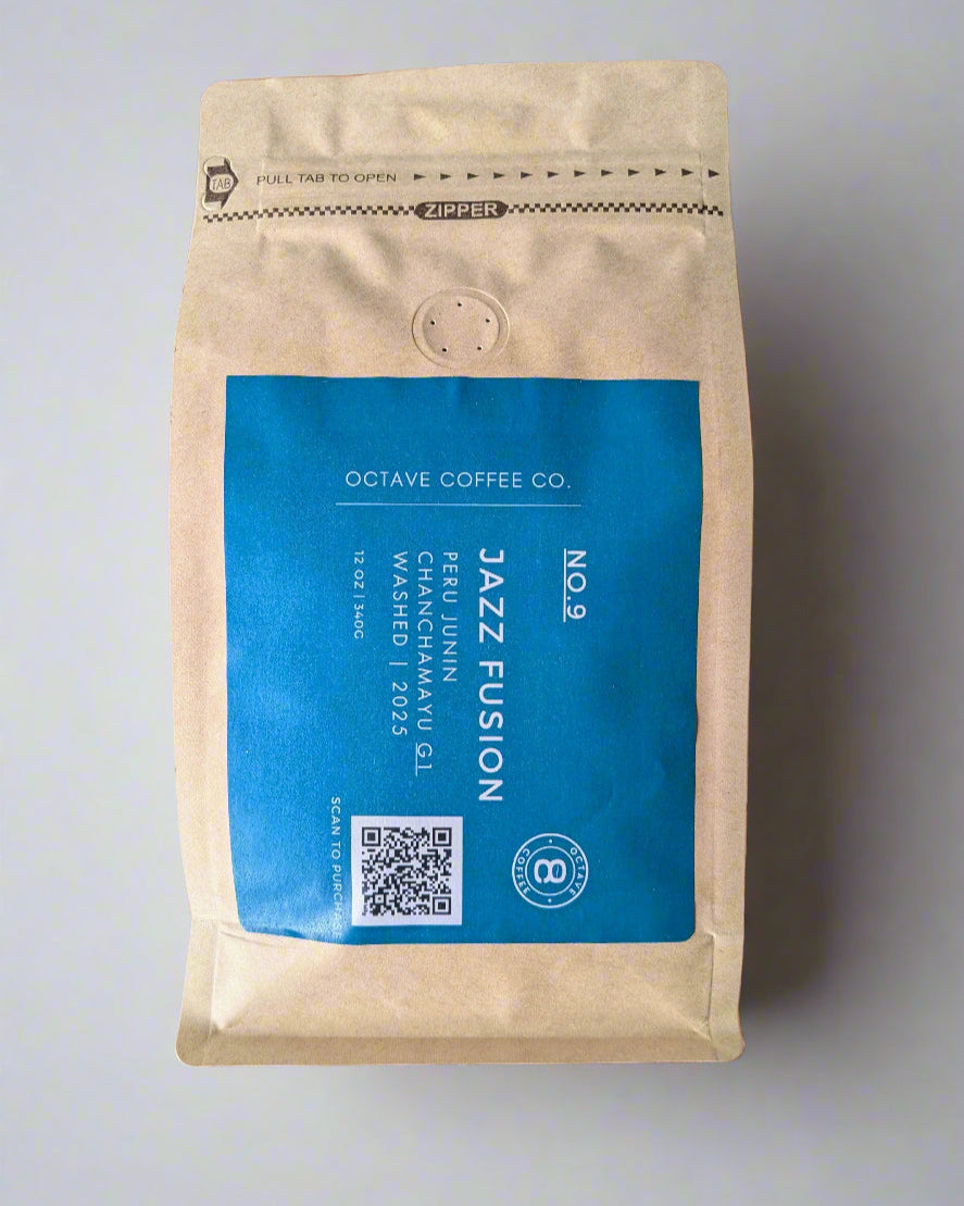 "Jazz Fusion" - Peruvian (Medium Roast): Citrus, Chocolate and a Clean, Floral Finish