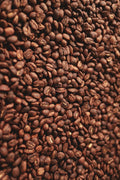 Close-up of roasted coffee beans