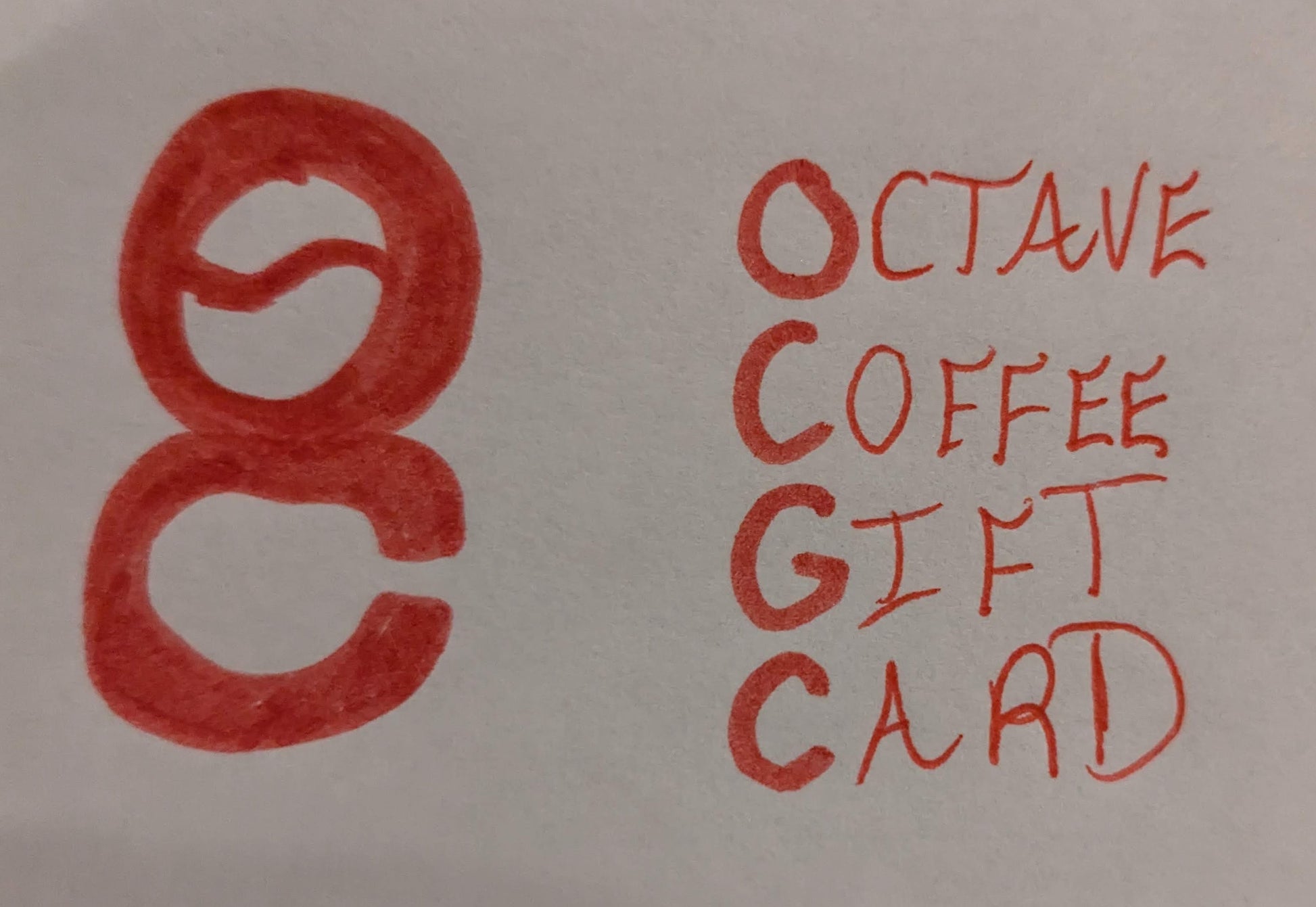 Octave Coffee Gift Card - Octave Coffee Co.